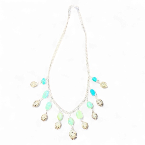 victorian era 800 silver turquoise necklace Jewelry - VICTORIAN ERA 800 silver turquoise Necklace COLLECTORS PIECES